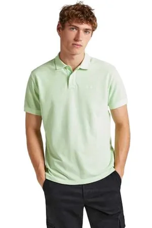Pepe Jeans Męska koszulka polo New Oliver Gd, zielona (świeża zieleń), XXL, , XXL