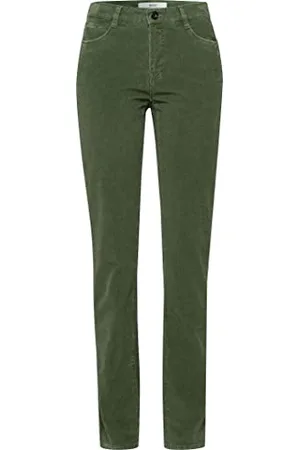 Brax Damskie spodnie Style Mary Structure Velvet Hose, , 34L