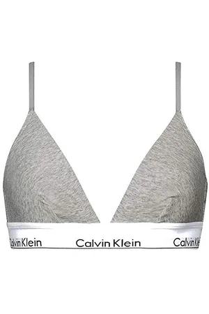 Calvin Klein Damskie biustonosze trójkątne, (grey heather), S