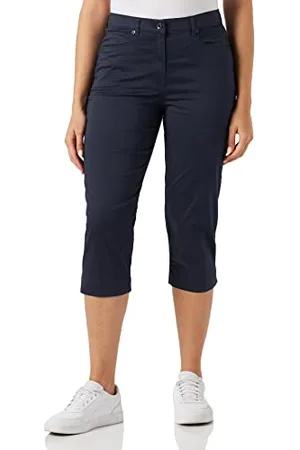 Brax Caren Capri Super Light Cotton Modne, wygodne letnie capri w stylu z pięcioma kieszeniami, , 34W / 30L