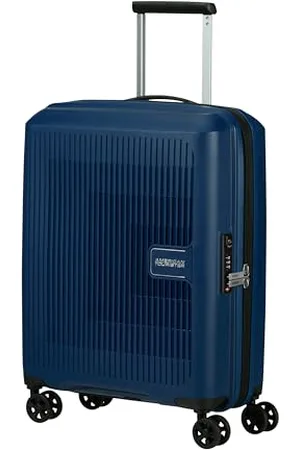 American Tourister Aerostep - Spinner S, Rozwijany Bagaż Podręczny, 55 cm, 36/40 L, granatowy