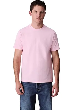 Calvin Klein Jeans Męska koszulka SS Smooth CTTN Solid CREWNK LV040HM265 Tees, różowa (Rose Shadow), L, , L