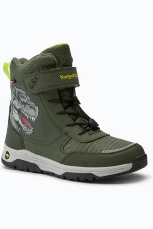 KangaROOS K-MJ Edison EV RTX SL śniegowce, oliwkowe/limetta Dino, 26 EU, , 26 EU