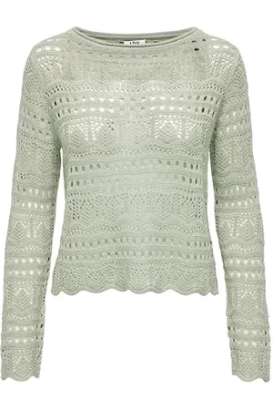 JDY Sun Lay L/S Boatneck pulower. KNT Noos, , XXL