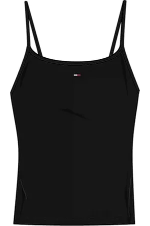 Tommy Hilfiger Damskie TJW Essential Strap TOP EXT DW0DW20675 Inne T-shirty, , L, , L