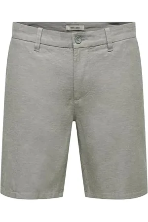 Only & Sons ONSMARK 0011 Cotton Linen Shorts NOOS, , S