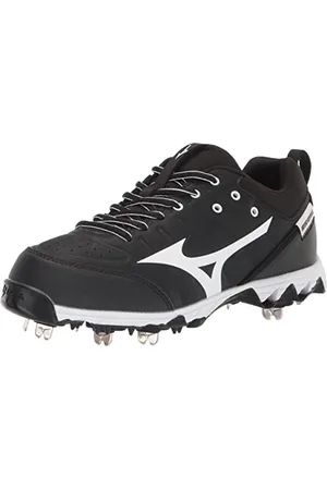 Mizuno Damskie 320638.9000.07.0700 9-Spike Swift 7 Low Softball kolce z metalu, czarno-białe, 7