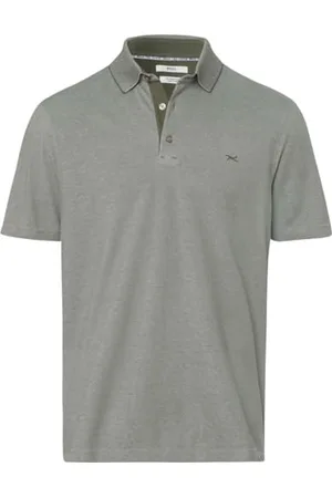 Brax Męska koszula polo, styl Petter Ultralight Easy Care PIQUÉ, oliwkowa, S, , S