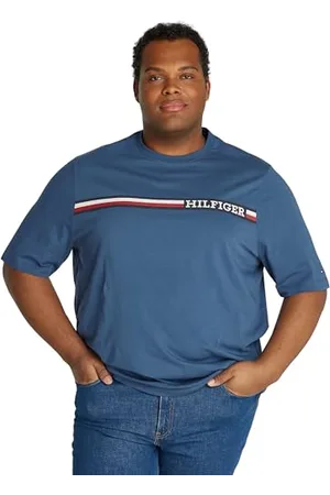 Tommy Hilfiger Męska koszulka BT-Chest Stripe TEE-B S/S, , XXL, , XXL
