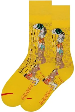 MuseARTa Skarpety bawełniane z obrazem The Kiss artysty Gustav Klimt w rozmiarze 40-46, GK-TKY-14-40-46, , 40-46