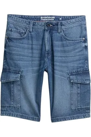 TOM TAILOR Męskie spodenki jeansowe bermudy, , 31