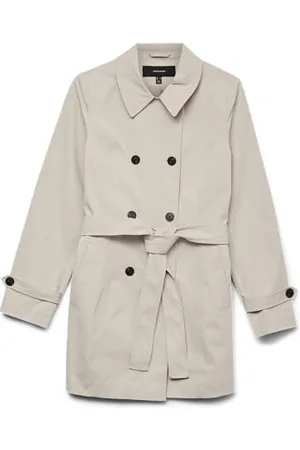 VERO MODA Damski trencz Vmchelsea Olivia Noos, Oatmeal, M, , M