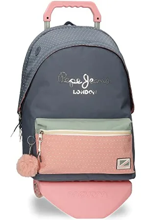 Pepe Jeans Laila plecak na laptopa, podwójna kieszeń, z wózkiem, 15,6 cala, , 31 x 44 x 17,5 cm, poliester, 23,87 l