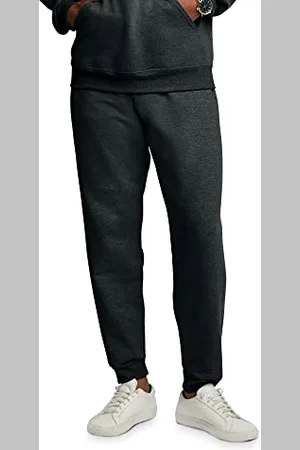 Fruit Of The Loom Spodnie joggery Eversoft z kieszeniami, luźny krój, odprowadzające wilgoć, oddychające, zwężane spodnie dresowe, XL