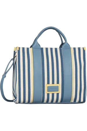 TOM TAILOR Malie damska torba na ramię Shopper z zamkiem błyskawicznym, duża, niebieska, , moda