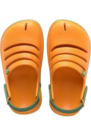 Havaianas Chłopięce klapki dziecięce unisex Brasil Sandal, żółte, 1/2 UK dziecko, , 1/2 UK Child