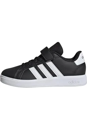 adidas Uniseks - dzieci GRAND COURT 2.0 SHOES CHILDREN, Core Black/Cloud White/Core Black, 33 1/2 EU