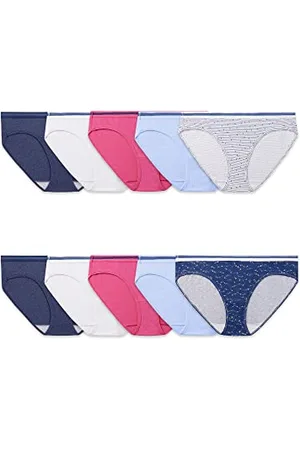 Fruit Of The Loom Damska bielizna bawełniana hipster majtki wielopak, , M