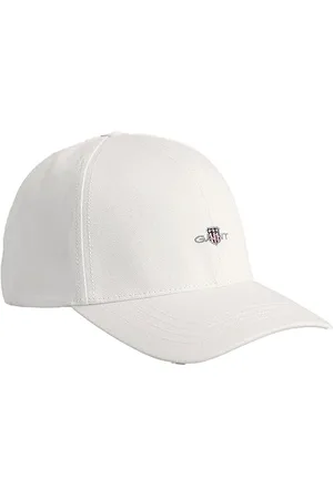 GANT Uniseks. HIGH Cotton Twill Cap, White, Standard, , jeden rozmiar