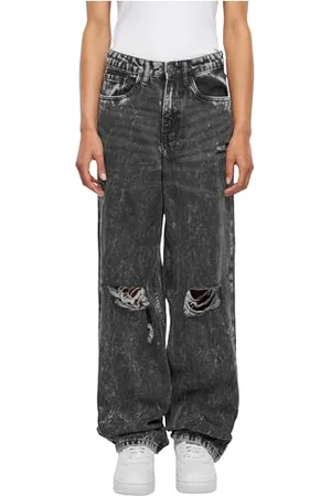Urban classics Damskie spodnie damskie Distressed 90