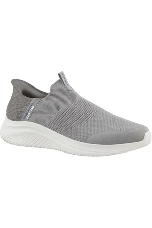 Skechers Ultra Flex 3.0 Smooth Step Męskie mokasyny zakładane bez użycia rąk, szary, 42 EU