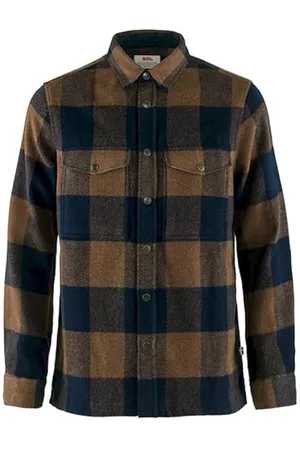 Fjällräven FJALLRAVEN 90631-230-555 Canada Shirt M męska koszulka kasztanowa ciemna granatowa rozmiar XS, , XS