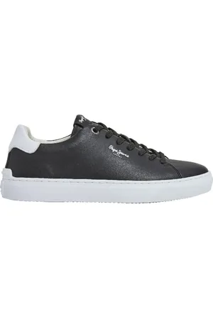 Pepe Jeans Męskie sneakersy Camden Basic M, czarne (czarne), 8 UK, , 42 EU