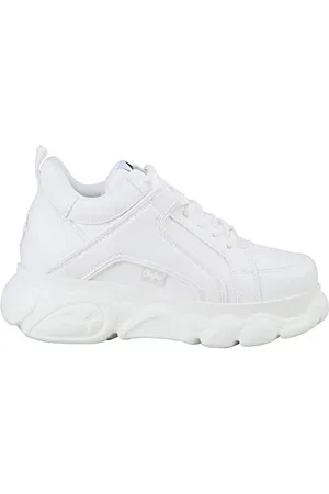 Buffalo Corin wysokie sneakersy damskie, Biały White 000, 37 EU