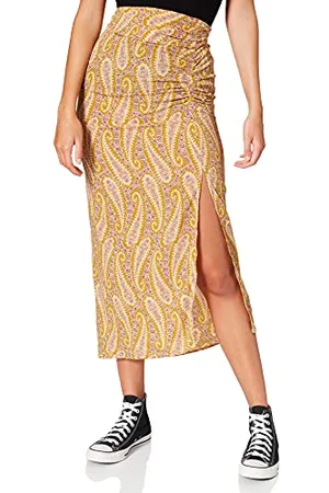 Sisley Skirt 4OFB506J6 spódnica, wielokolorowa 82k, 36 damska, , 38