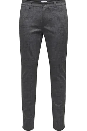 Only & Sons Onsmark Slim Check 020933 Pant Noos, , 36W / 34L