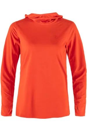 Fjällräven Fjallraven 84108-214 Abisko Sun-Hoodie W Bluza damska Flame Orange rozmiar L