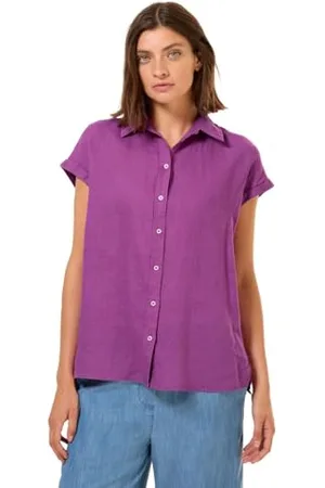 CECIL Linen_Solid Blouse M, , M