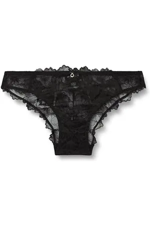 Emporio Armani Figi damskie, czarne kwiatowe, XS, , XS