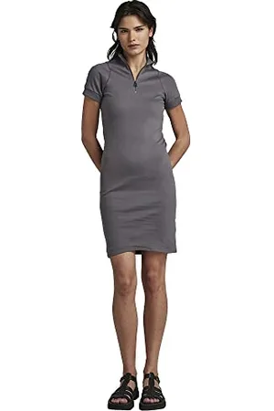 G-Star RAW Damska sukienka Cycling Ultra Slim Casual Dress, szara (Granite D267-1468), L, , L