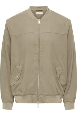 Only & Sons Onsrenato Life Ctn Linen Jacket OTW, , xx_l, , XXL
