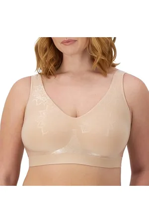 Bali Womens Comfort Revolution Comfortflex Fit Wireless Df3484 Bra, Almond Aztec, Small US