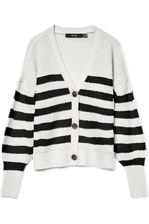 VERO MODA Vmlea Ls dekolt w serek Cuff Cardigan Noos Sweter, , L