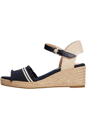 Tommy Hilfiger Fw0fw08879 Fringe Canvas Medium Wedge damskie espadryle, , 39 EU
