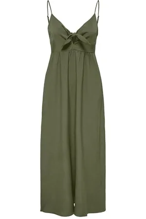 ONLY Onlnova Life Vis Jules Long Dress Solid, , M