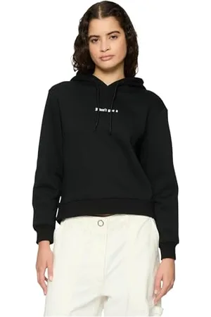 miss tee Damska bluza z kapturem I Dont Give A Hoody, swobodna damska bluza z kapturem, regularny krój, rozmiary XS - 5XL, , L