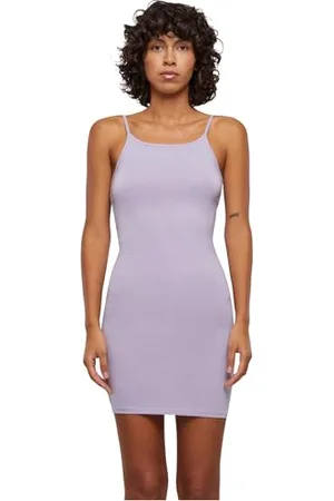 Urban classics Damska sukienka ze stretchu, z dżerseju, slim, , 5XL