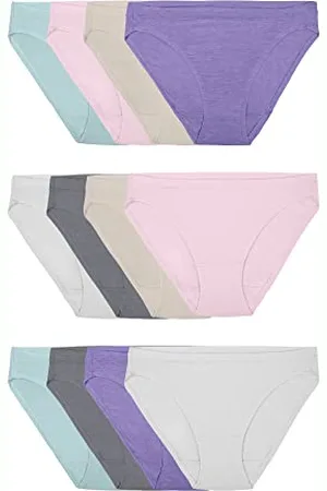 Fruit Of The Loom Bielizna Beyond Soft Panties (Regular & Plus) bielizna bikini damska, Bikini - Modal - 12 Pakietów, 32, , 32