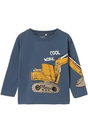 NAME IT Nmmniall Nreg Ls Top Box koszulka z długim rękawem, , 86