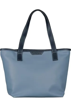 TOM TAILOR Leora damska torba na ramię Shopper z zamkiem błyskawicznym, duża, niebieska, , Essential