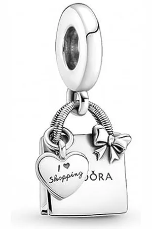 PANDORA Einkaufstasche Charm-Anhänger in Sterling Silber Moments Collection