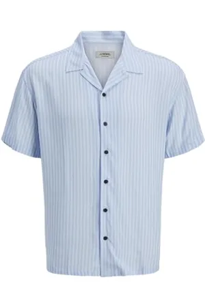 JJ Jrebwater Stripe Resort Shirt SS, , XL