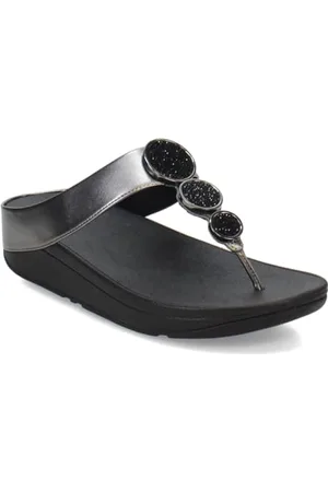 FitFlop Damskie halo koraliki-okrągłe metaliczne sandały na palec u nogi, , 39 EU