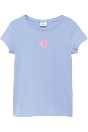 QS by s.Oliver Rozkloszowany T-shirt z nadrukiem, , 128-134
