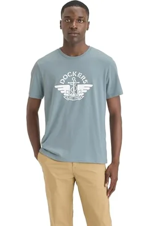 Dockers Logo Tee Tees Wing und Anchor Tourmaline, , XL