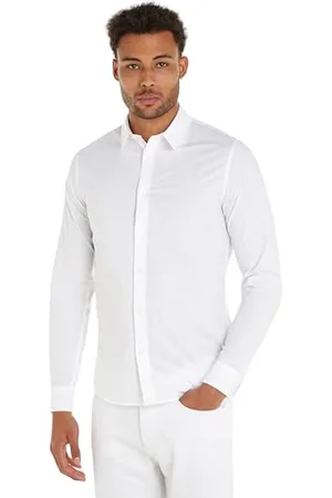 Calvin Klein Jeans Męska koszula Slim Stretch Casual, , L